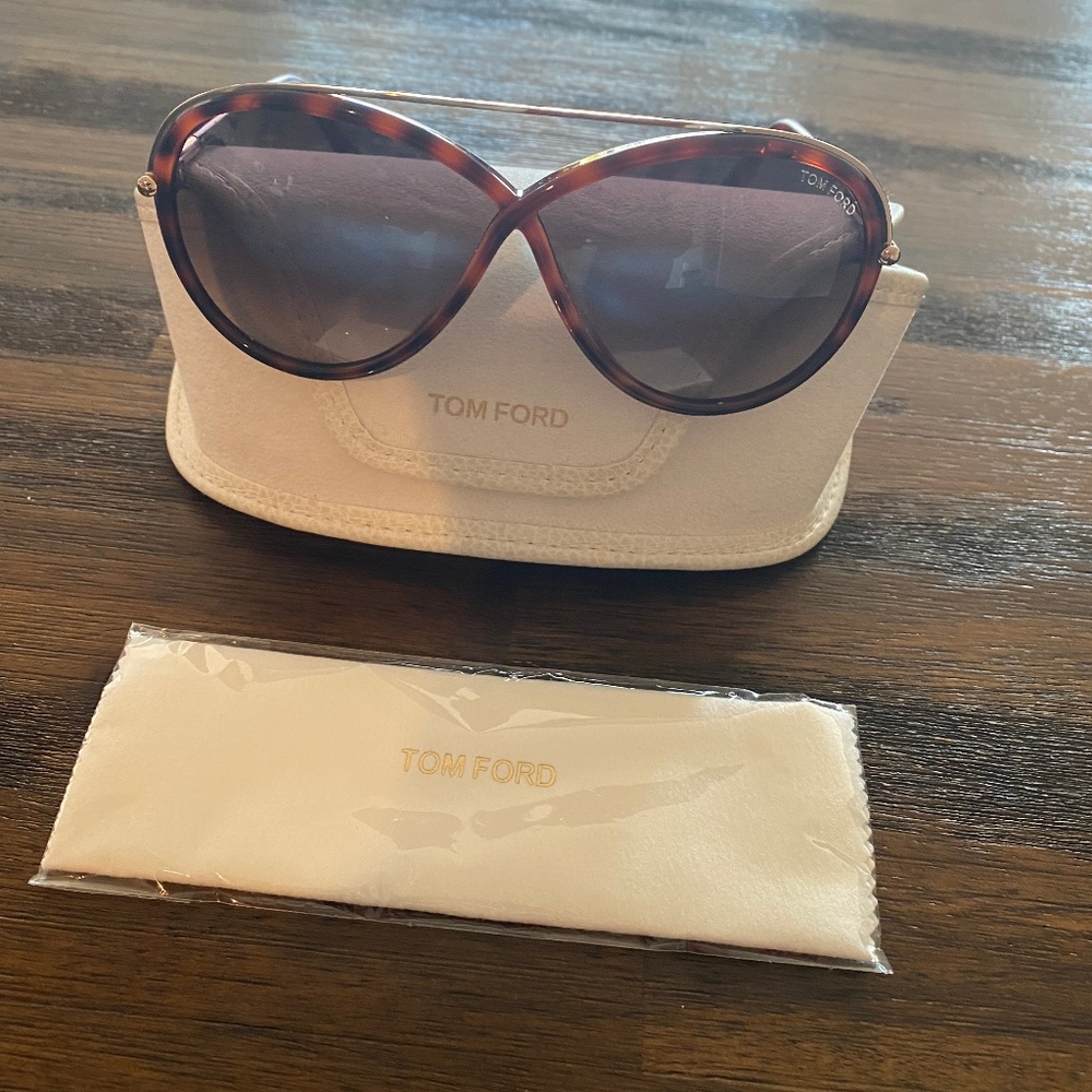 Tom Ford Oval FT0454 Tamara Sunglasses BROWN - NEW